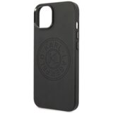 Karl Lagerfeld KLHCP14MFWHK za iphone 14 plus 6.7 črna usnjena zaščita - perforated logo | Shoptok.si