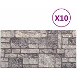  Zidne panele 10 pcs Siva i bijela 100 x 50 cm EPS pjena | Eponuda.ba