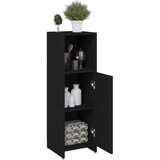  Kupaonski ormarić crni 30 x 30 x 95 cm od konstruiranog drva | shoptok.hr