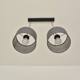 Viseći luster na sajli ALBA 2xE27/15W/230V siva | Eponuda.com