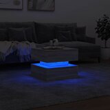 Ormarić za uzglavlje LED sivom sonomom 50x50x40 cm | shoptok.hr