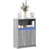  Komoda s LED svjetlima boja hrasta sonome 72x34x100 cm drvena | shoptok.hr