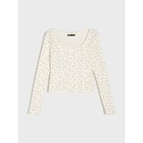 Sinsay Pamučna bluza s dugim rukavima | shoptok.hr