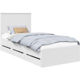  Konstrukcija postelje Bela 90 x 190 cm Inženirsko leseno, (5000121235) | Shoptok.si
