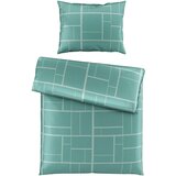 Dieter Knoll posteljnina aline 140/200 cm saten žadasto zelena | Shoptok.si