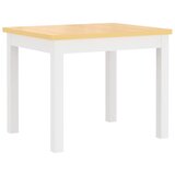  4-dijelni set dječjeg stola i stolica bijeli i bež MDF | shoptok.hr