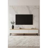 Hanah home TV komoda Didema 180, 180 cm, hrast Sapphire / bela Cene