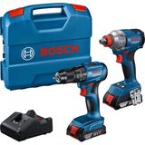 Bosch Aku set udarni odvrtač GDX 18V-285 + vibraciona bušilica-odvrtač GSB 185-LI 2x2/0Ah | Eponuda.com