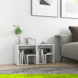 The Living Store Nočna omarica 2 kosa visok sijaj bela 40x30x40 cm iverna plošča - Nočna Omarica, (21433252) | Shoptok.si