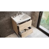 Germania Zidni ormarić za ispod umivaonika u dekoru hrasta u prirodnoj boji 61x65 cm Bodera – | shoptok.hr