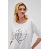 Marisse Women's T-Shirt L-Ts-4611 White | Shoptok.si