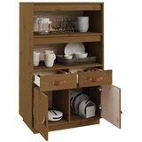  Visoka komoda boja meda 67 x 40 x 108,5 cm od masivne borovine | shoptok.hr