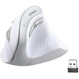Ugreen bežični vertikalni miš MU008, Bluetooth + 2.4G, 4000 DPI, Beli Cene