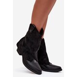 Boto Insulated cowboy boots with heel black Sylvette | Shoptok.si