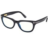 Tom Ford Ženski okvir za dioptrijske naočare Blue Block 0FT6066-B, Crne | Eponuda.com