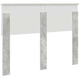  Uzglavlje s uzglavljem Betonski sivi 135 cm Konstruirano drvo | shoptok.hr