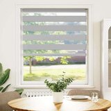 vidaXL Zavjesa zebra 95x150 cm širina tkanine 90,9 cm poliester | shoptok.hr