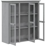  Visoka komoda BODO siva 115,5x43x200,5 cm od masivne borovine | shoptok.hr