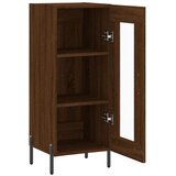  Komoda boja smeđeg hrasta 34,5 x 34 x 90 cm konstruirano drvo | shoptok.hr