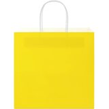  Papirnate vrećice 250 kom s ručkama žute 26x17x25 cm | Eponuda.com