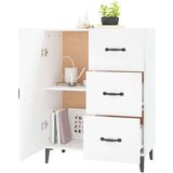  Komoda bijela 69 5x34x90 cm od konstruiranog drva | shoptok.hr