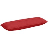 vidaXL Poglavni vzglavnik Rdeča 140 x 19 x 50 cm blago | Shoptok.si