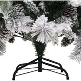 vidaXL božićno drvce sa snijegom i šiškama 225 cm pvc i pe | shoptok.hr