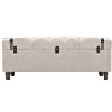  3-dijelni set klupa za pohranu 112x37x45 cm od drva i čelika | shoptok.hr