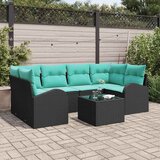  Sjedeća garnitura za vrt 7 kom. 6-Broj sjedala 234 x 124 x 69 cm | shoptok.hr