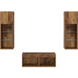 vidaXL TV stene 4 pcs Umetni hrast 40 x 30 x 30 cm Konstruiran les | Shoptok.si