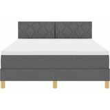  Krevet s opruga kutije Tamno siva 140 x 190 cm tkanina | shoptok.hr