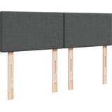  Krevet s oprugama i madracem tamnosivi 140x190 cm od tkanine | shoptok.hr