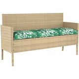 vidaXL Vanjski jastuk Uzorak lista Pamuk, Poliester 150 x 40 x 8 cm | shoptok.hr