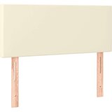  Box spring postelja z vzmetnico krem 100x200 cm umetno usnje, (20727195) | Shoptok.si
