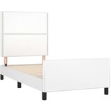  Okvir za krevet s uzglavljem bijeli 80 x 200 cm od umjetne kože | shoptok.hr