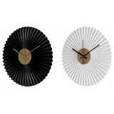  Zidni sat DKD Home Decor Bijela Crna Bijela/Crna Željezo Plastika moderan 30 x 4 x 30 cm (2 kom.) | shoptok.hr