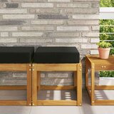  Jastučić za sjedenje na otvorenom Crna 40 x 40 x 8 cm - Crna 40 x 40 cm | shoptok.hr