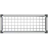  Povišena vrtna gredica Siva 75 x 30 x 82 cm WPC i aluminij | shoptok.hr
