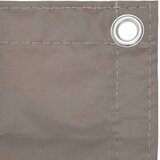 Balkonski zastor smeđe-sivi 120 x 600 cm od tkanine Oxford | shoptok.hr