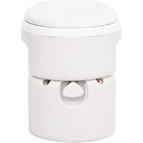  Ugrađeni toalet za kampiranje bijeli 24 + 17 L HDPE i PP | shoptok.hr