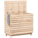 vidaXL Košara za perilo 88,5x44x76 cm trdna borovina | Shoptok.si