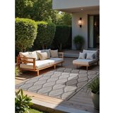 NORTHRUGS Sivo-slonokoščena notranja in zunanja preproga 200x290 cm Duet Liora – | Shoptok.si
