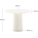 Kave Home Okrugao vrtni stolić za kavu betonski ø 65 cm Albanella – | shoptok.hr