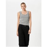 Koton U-Neck Tank Top Straps Rebound Viscose Blend Cene'.'