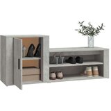 Ormarić za cipele boja betona 130x35x54 cm konstruirano drvo | shoptok.hr