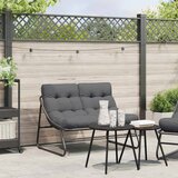  Vrtni namještaj Crna 110 x 81 x 71 cm Čelik s prahom premazan | shoptok.hr