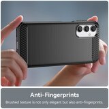 Techsuit Carbon Silicone maska za Samsung Galaxy A15 4G / A15 5G – crna | shoptok.hr