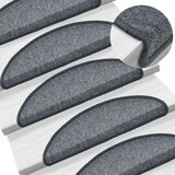  Otirači za stepenice 10 kom 56x17x3 cm tamnosivi | shoptok.hr