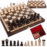 Premium lesen oblazinjen šah 31×31cm in lesene figure | Shoptok.si