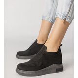 Gemre Black slip-on sock sneakers Merinsa | shoptok.hr